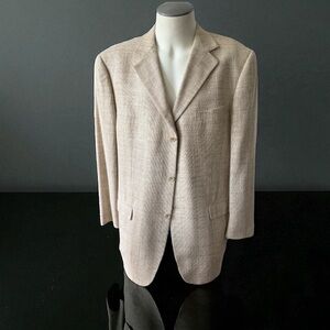 Ermenegildo Zegna Soft Half Lined Silk Wool Lightweight Sport Coat